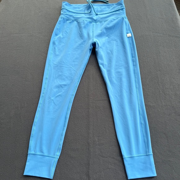 Vuori Pants - Vuori Daily Leggings French Blue High Rise Drawstring Size Large Athletic